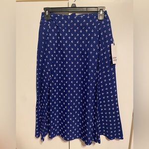 Unique Vintage anchor swing skirt